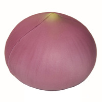 Balle anti-stress souple en PU en forme de chou, jouet à presser pour enfants, vente en gros, logo personnalisé