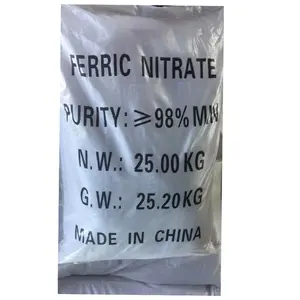 Rifornimento della fabbrica fabbricazione buon prezzo 98% nitrato ferrico con ferro 9H2O (III) nitrato non aidrato