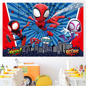 <span class=keywords><strong>Fondo</strong></span> <span class=keywords><strong>de</strong></span> Dibujos Animados <span class=keywords><strong>de</strong></span> Spider-Man, Pancarta <span class=keywords><strong>de</strong></span> Pared <span class=keywords><strong>de</strong></span> Spider-Man, <span class=keywords><strong>Fondo</strong></span> <span class=keywords><strong>para</strong></span> Fiestas <span class=keywords><strong>de</strong></span> Niños, Decoración <span class=keywords><strong>de</strong></span> <span class=keywords><strong>Cumpleaños</strong></span> - Product Image 2