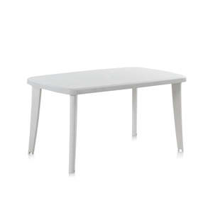 Tavolo da esterno Tonelle 170 cm x 100 cm, design premium in polipropilene, tavolo da pranzo in plastica per esterni - Product Image 1