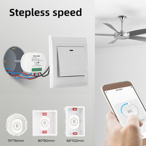 Module d'interrupteur intelligent WiFi Tuya pour ventilateur, 10A, contrôle à distance par application et vocal, avec minuterie pour ventilateurs de plafond - Product Image 5