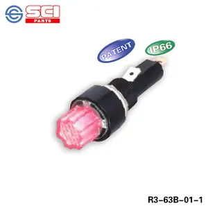 Taiwan SCI Waterproof 20A 250V AC Fuse Holder R3-63B Compliant With ROHS UL Safety Tube IP66