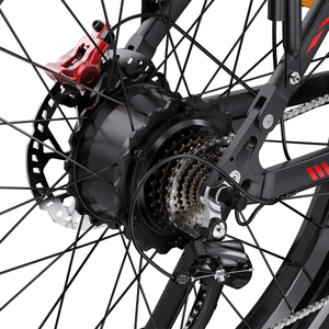 Vélo électrique tout-terrain Duotts S26 avec double moteur, moteur avant et arrière, expédié depuis l'entrepôt européen - Product Image 6