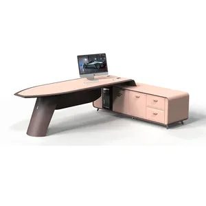Hochwertige Büroarbeit platz möbel neuestes Design moderner hölzerner CEO Manager Executive Schreibtisch