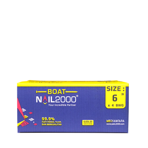 Superior <b>6</b>-Inch Gold Zinc Plated Rectangular Shank Anchors with High-Torque Head for Heavy Timber <b>Framing</b> - Product Image 1