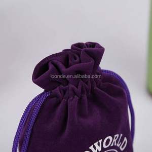 Premium Sliver Foil Velvet <b>Jewellery</b> Packaging Chic Drawstring Pouch - Product Image 3