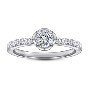 Ensemble de bijoux romantiques en forme de cœur en argent 925 plaqué rhodium avec zircone, cadeau de la Saint-Valentin pour petite amie, <span class=keywords><strong>prix</strong></span> d'usine - Product Image 3
