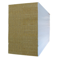 Panneau d'isolation acoustique composite métallique renforcé de laine de roche légère pour toiture, mur extérieur, maison préfabriquée - Imperméable