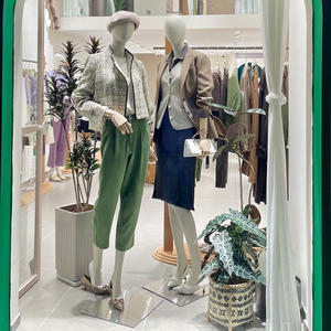 Yüksek kaliteli bej kadın tam vücut manken, kadın tam vücut elbise formu modeli, kadın için fiberglas manken giysi ekran - Product Image 6