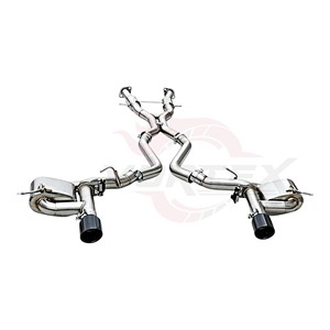 ท่อร่วมไอเสียสแตนเลส Vortex T304 สำหรับ Dodge Durango 5.7L 6.4L ปี 2012-2022 เสียงดังทรงพลัง ขนาด 76 มม./3 นิ้ว หนา 1.5 มม. แบบกระจกเงา - Product Image 1
