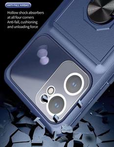 Funda de teléfono con ranura para tarjeta, armadura Popular para <span class=keywords><strong>OPPO</strong></span> <span class=keywords><strong>Find</strong></span> <span class=keywords><strong>X5</strong></span> <span class=keywords><strong>Lite</strong></span> con anillo magnético - Product Image 6