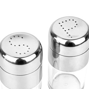 Stainless Steel <b>Spice</b> <b>Jar</b> With Hole Lid Food Grade Salt Pepper Dispenser Kitchen Use - Product Image 2