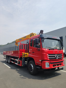 شاحنة رافعة محمولة على هيكل دونغفنغ 6×4 و8×4 بذراع مستقيم، ناقل حركة يدوي جديد، محرك ديزل، سعة تحميل 12 طن، معروضة للبيع - Product Image 3