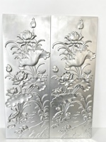 Plaque en aluminium et acier inoxydable, relief traditionnel moulé, 5 mm d'épaisseur, design artistique moderne pour la décoration intérieure