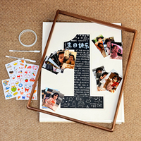 Cadre photo en bois, cadre photo sur mesure, taille personnalisée 4x6 5x7 6x8 8x10 A4 A3, affichage mural pour la décoration de la maison, salon, OEM