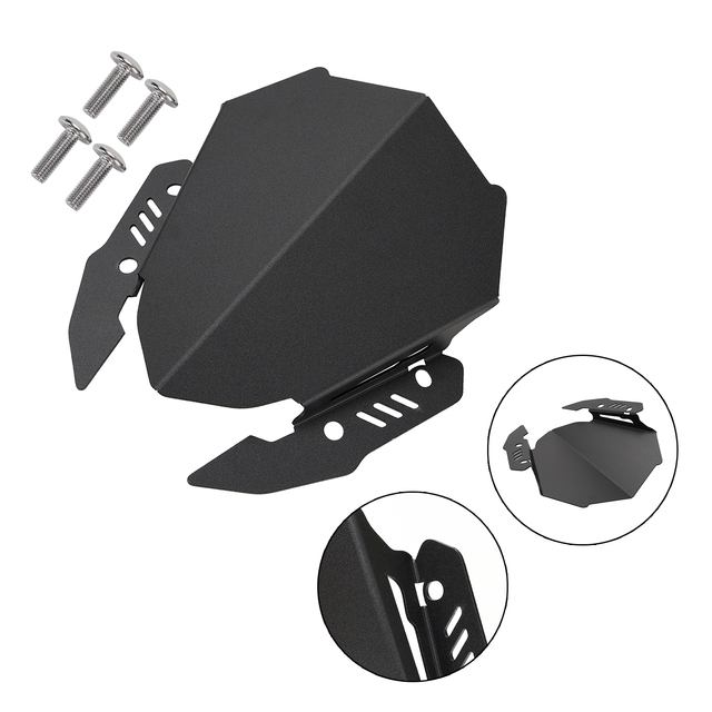 ABS Motorcycle Windshield WindScreen for Yamaha MT-15 2018-2023 MT-125 2020-2021 With Bracket