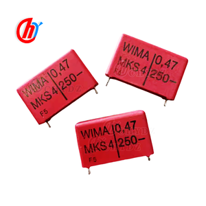 Condensateur à film WIMA 0,47uF 250V, pas de broches 474, 23mm, condensateur 0,47uF 250V - Product Image 1