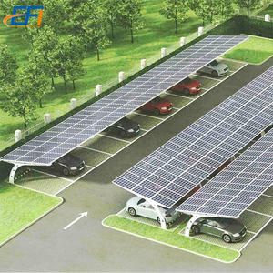 Struttura Stabile in Alluminio per Pannelli Solari Fotovoltaici con Design a Tettoia - Product Image 2