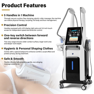 Nouveauté : Système de pression négative 5 en 1 à 360° °   Masseur facial à rouleaux pour le <span class=keywords><strong>visage</strong></span> et le corps, machine de sculpture corporelle - Product Image 6