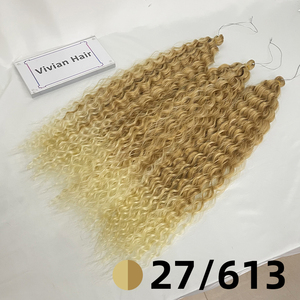 Extensiones de Cabello de Crochet <span class=keywords><strong>con</strong></span> Rizos Profundos Ariel de 22, 24 y 30 Pulgadas, Trenzas Kanekalon - Product Image 5