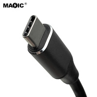Adaptateur Ethernet USB C en aluminium, hub 4 en 1, type C, 3 ports USB 3.0, Gigabit Ethernet pour ordinateur portable, téléphone, ordinateur de bureau
