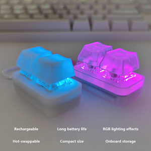 <span class=keywords><strong>Bluetooth</strong></span> cablato Dual-mode <span class=keywords><strong>Bluetooth</strong></span> e-book Page Turner personalizzato USB Macro programmazione meccanica piccola tastiera - Product Image 5