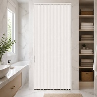 Porte pliante de sécurité en aluminium, étanche, gain de place, panneau solide, accordéon pour chambre, hôtel, villa, livraison rapide au Royaume-Uni