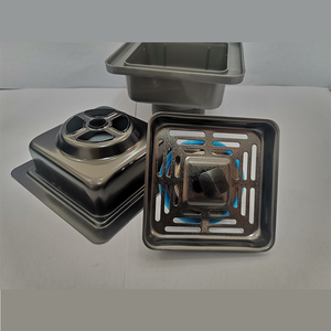 Square Kitchen Stainless Steel Sink Drainer PP Plastic Body Sink Plug Connect 1/2 &quot;waste Pipe Universal Drainage System 110/114 - Product Image 3