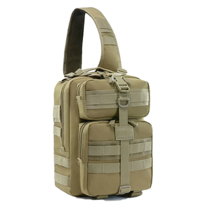 DFB0317 Hiking Outdoor <b>Men</b> Crossbody Bag Chest Bag Single Shoulder Molle Tactical Sling Chest Bag Molle <b>Pouch</b> - Product Image 2