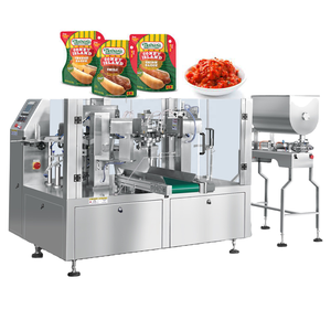 Équipement d'emballage entièrement automatique à huit postes pour boissons et aliments, avec entraînement hydraulique pour sachets/sacs verticaux, 220V, modèle de table - Product Image 1