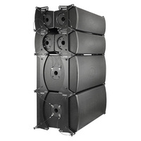 Sistema de Sonido Profesional Pro Active Dual de 10 Pulgadas con Altavoces de Línea Pasiva en Carcasa Metálica con 800W RMS