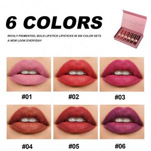 Coffret cadeau de 6 rouges à lèvres mats Handaiyan, <span class=keywords><strong>maquillage</strong></span>, achats <span class=keywords><strong>en</strong></span> <span class=keywords><strong>ligne</strong></span> <span class=keywords><strong>en</strong></span> Chine - Product Image 5