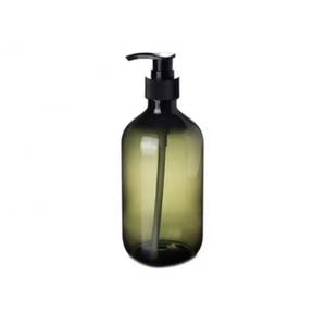 زجاجات غسل اليدين 100 مل 200 مل 300 مل 500 مل بمضخة للجسم خضراء كهرمان زجاجة غسول شامبو - Product Image 2