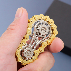 EDC mới lạ xe đạp chuỗi bánh <span class=keywords><strong>Fidget</strong></span> <span class=keywords><strong>Spinner</strong></span> kim loại tay con lăn cho người lớn và trẻ em cho bé trai và bé gái - Product Image 4