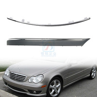 Pour Mercedes Benz W203 Bande de pare-chocs avant arrière en plastique chromé Accessoires de haute qualité 2038853021