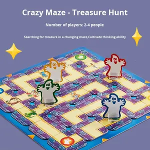 Ghost Madness Maze Puzzle Juego de mesa para familias Juguetes educativos para niños Rompecabezas Entretenimiento y diversión familiar - Product Image 2
