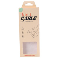 Boîte d'emballage personnalisée en carton Recyclable pour équipement électrique, câble de charge, chargeur Usb, écouteurs