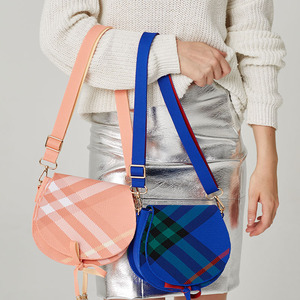 Hàng loạt tùy chỉnh-thực hiện Hàn Quốc-phong cách màu hồng Crossbody Túi, mùa hè, sợi Polyester dệt phong cách, Túi đeo vai của phụ nữ - Product Image 6