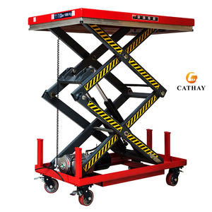Diskon Platform kerja gunting Lift elektrik hidrolik - Product Image 5