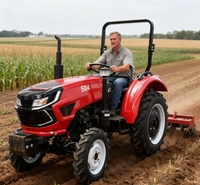 Mini Tractor Agrícola 4x4, Tractor Pequeño con Implementos y Motor Diésel en Venta, Maquinaria Agrícola de Calidad