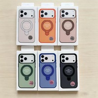 Coque de téléphone magnétique en acrylique mat avec support pour iPhone 16 Pro Max 18 17 15 14 – Vente en gros de housses de téléphone portable