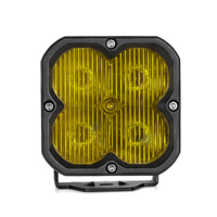 Feux de pare-chocs LED 20W pour voiture, série 3012, pods LED de 3 pouces, feux de conduite pour tout-terrain, éclairage auxiliaire jaune