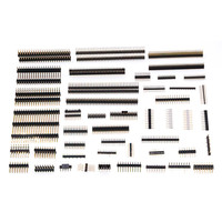 Connecteurs Jumper Blocks Shrouded courts 1x10 1,00 mm 2 mm simple/triple rangée 1,27 mm 2 broches mâle SMD SMT en forme de U pour PCB