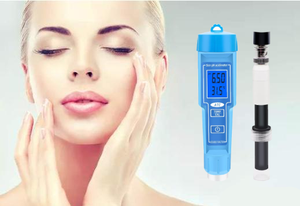 PH-61181 pH-mètre numérique pour la peau, type stylo, acidimètre, 2 en 1, pH/température numérique, <span class=keywords><strong>test</strong></span> du pH de la peau - Product Image 2