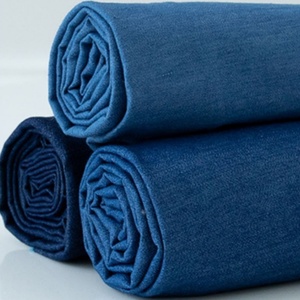 Tissu denim brut sergé teint en fil bleu sur mesure Lizhi Foshan 100 % coton tissé antistatique lourd pour vêtements de mode - Product Image 2
