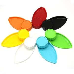 Molino de Tabaco de Plástico con Forma de Bote Pequeño, Venta Directa de Fábrica, Tipo Embudo, Bandeja de Dos Capas para Molinillo de Herramientas - Product Image 1