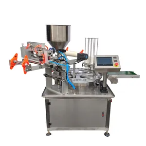 JYD Full Automatic Pneumatic Filling Machine Rotary Jelly Cup Yogurt Cups Filling and Sealing Machine
