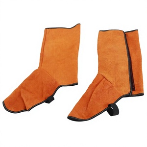 High-<b>Performance</b> Cow Split Leather Welded Seam Flame Retardant Level Vapor-<b>Protective</b> Heat Resistant 500-1000C Safety Clothing - Product Image 1