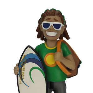 Venta caliente Buena calidad de pintura Hawaii estilo tropical personalizado WWE <span class=keywords><strong>Hulk</strong></span> figuras tablas de surf muñecas - Product Image 3