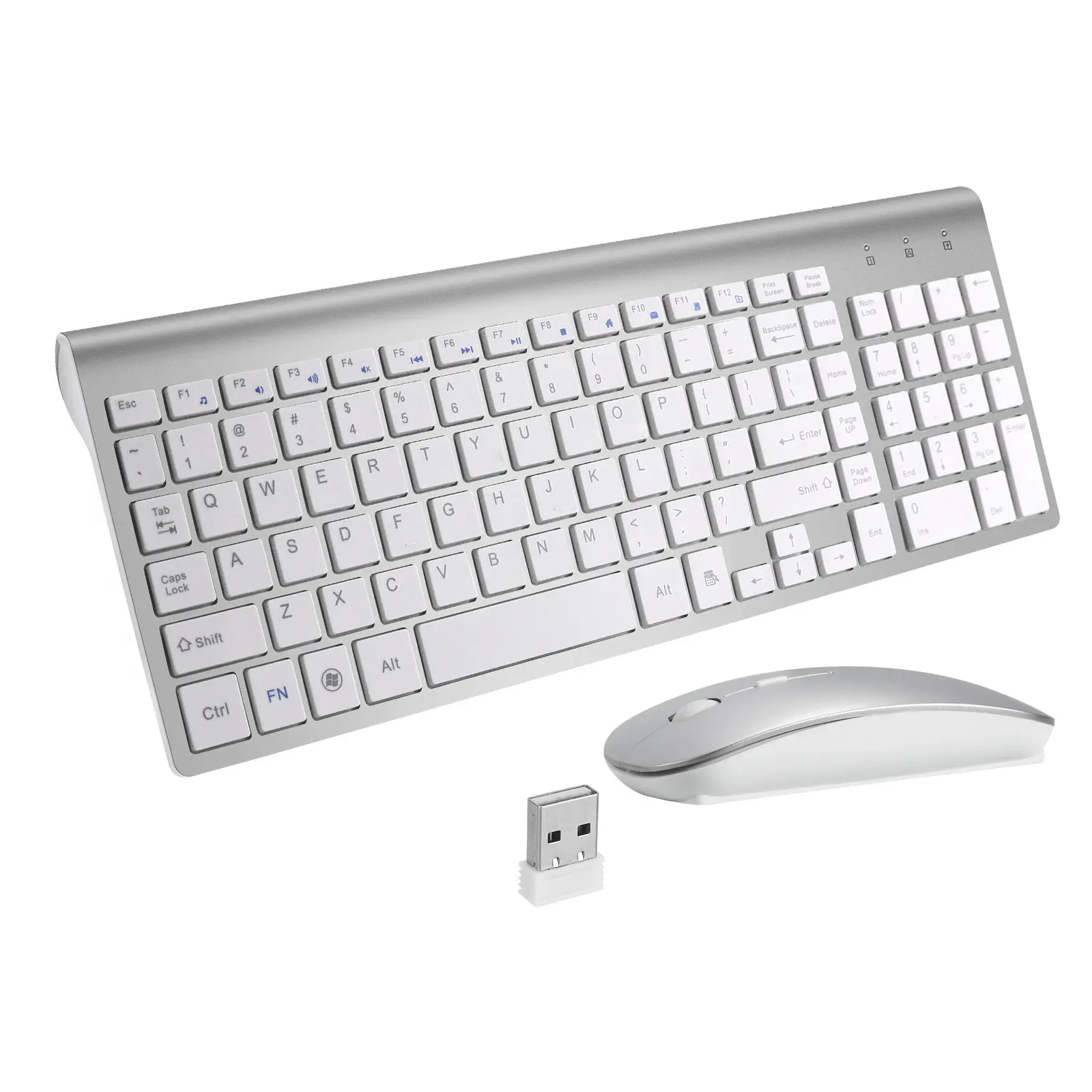 फैक्टरी मूल्य वायरलेस माउस और कीबोर्ड सेट एलईडी लाइट्स गेमिंग ऑफिस कंप्यूटर कंप्यूटर और लैपटॉप के लिए कीबोर्ड और माउस कॉम्बो
